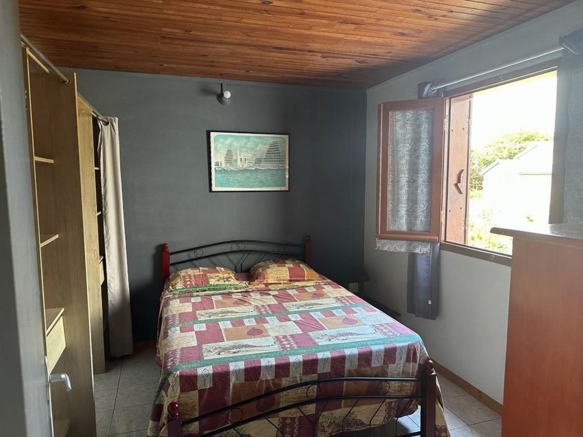 Chambre avec lit double, case Takamaka